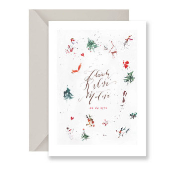 Greeting card - Muska - Christmas, A6