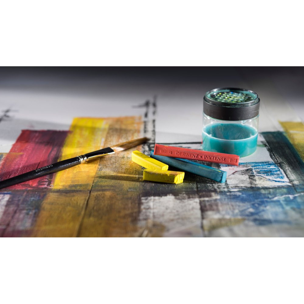 Inktense blocks set in metal tin - Derwent - 12 colors