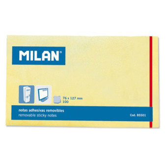 100 Adhesive Notes 127x76 mm Yellow