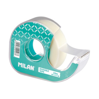 Taśma biurowa z dyspenserem, niewidoczna - Milan - 33 m x 19 mm