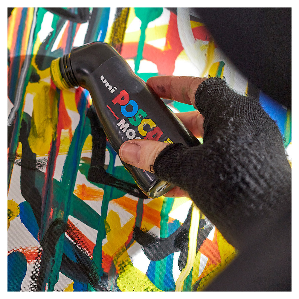 Posca Paint Marker MOP'R PCM-22 - Uni - Black, 3-19 mm