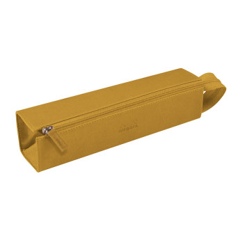 Rhodiarama Tray hard pencil case - Rhodia - gold, 5 x 23 cm