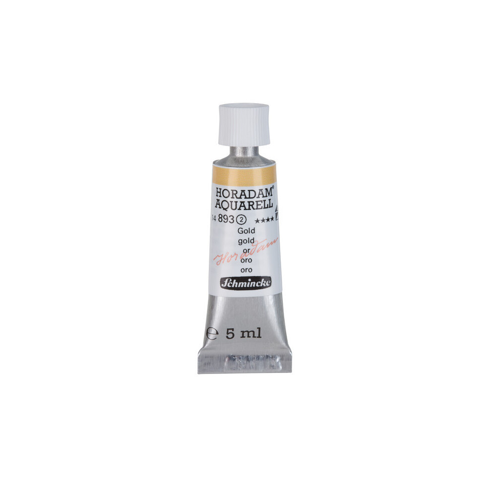 Horadam Aquarell watercolor paint - Schmincke - 893, Gold, 5 ml