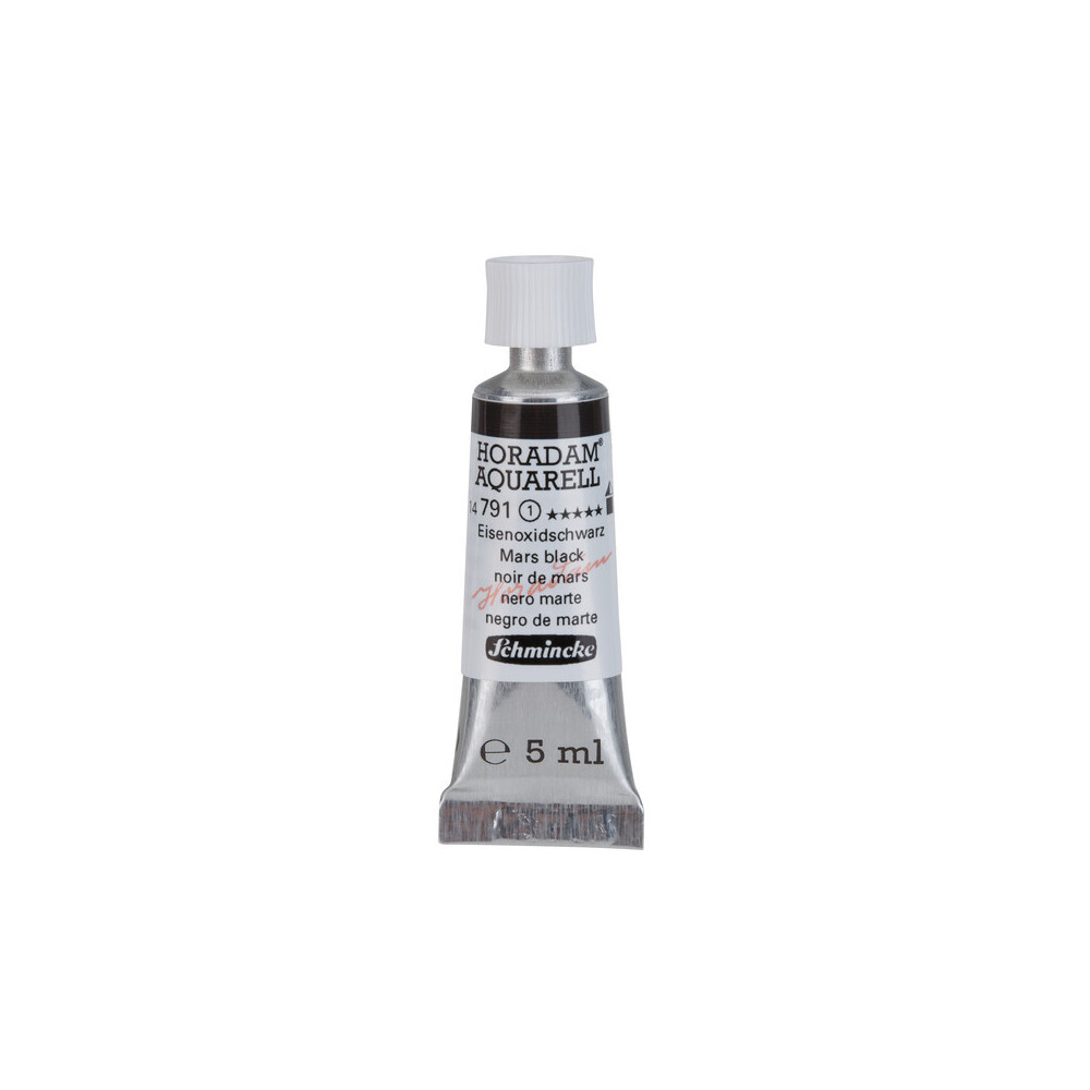 Horadam Aquarell watercolor paint - Schmincke - 791, Mars Black, 5 ml