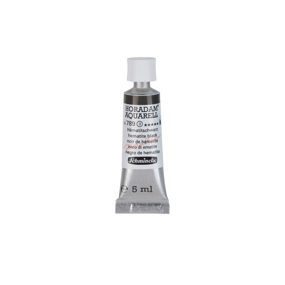 Farba akwarelowa Horadam Aquarell - Schmincke - 789, Hematite Black, 5 ml
