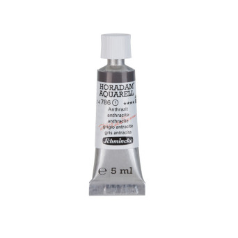 Horadam Aquarell watercolor paint - Schmincke - 786, Anthracite, 5 ml