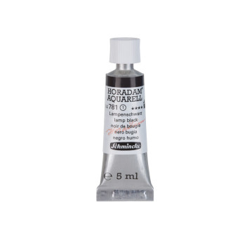 Farba akwarelowa Horadam Aquarell - Schmincke - 781, Lamp Black, 5 ml