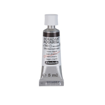 Farba akwarelowa Horadam Aquarell - Schmincke - 780, Ivory Black, 5 ml