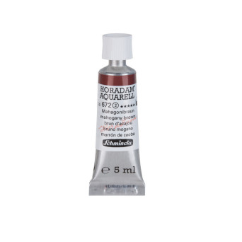 Farba akwarelowa Horadam Aquarell - Schmincke - 672, Mahogany Brown, 5 ml