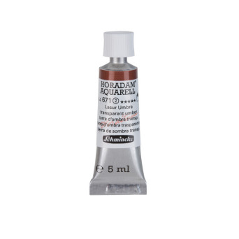 Horadam Aquarell watercolor paint - Schmincke - 671, Transparent Umber, 5 ml
