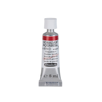 Horadam Aquarell watercolor paint - Schmincke - 670, Madder Brown, 5 ml