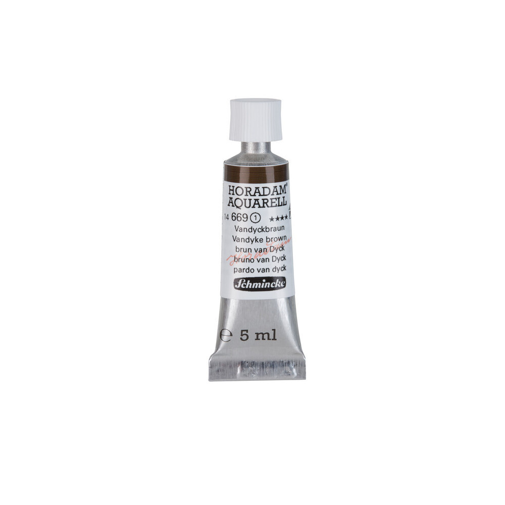Farba akwarelowa Horadam Aquarell - Schmincke - 669, Vandyke Brown, 5 ml