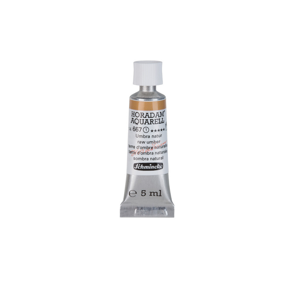 Horadam Aquarell watercolor paint - Schmincke - 667, Raw Umber, 5 ml