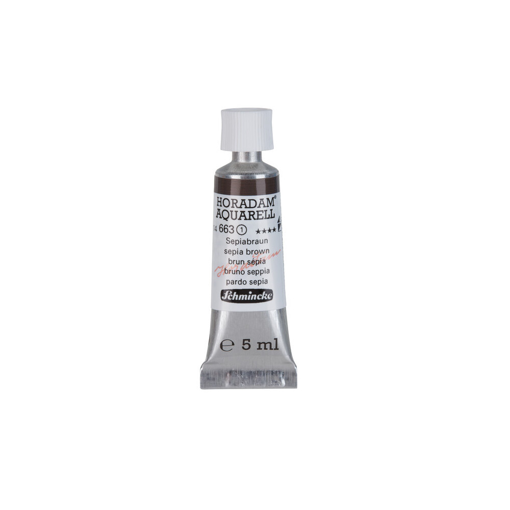 Horadam Aquarell watercolor paint - Schmincke - 663, Sepia Brown, 5 ml