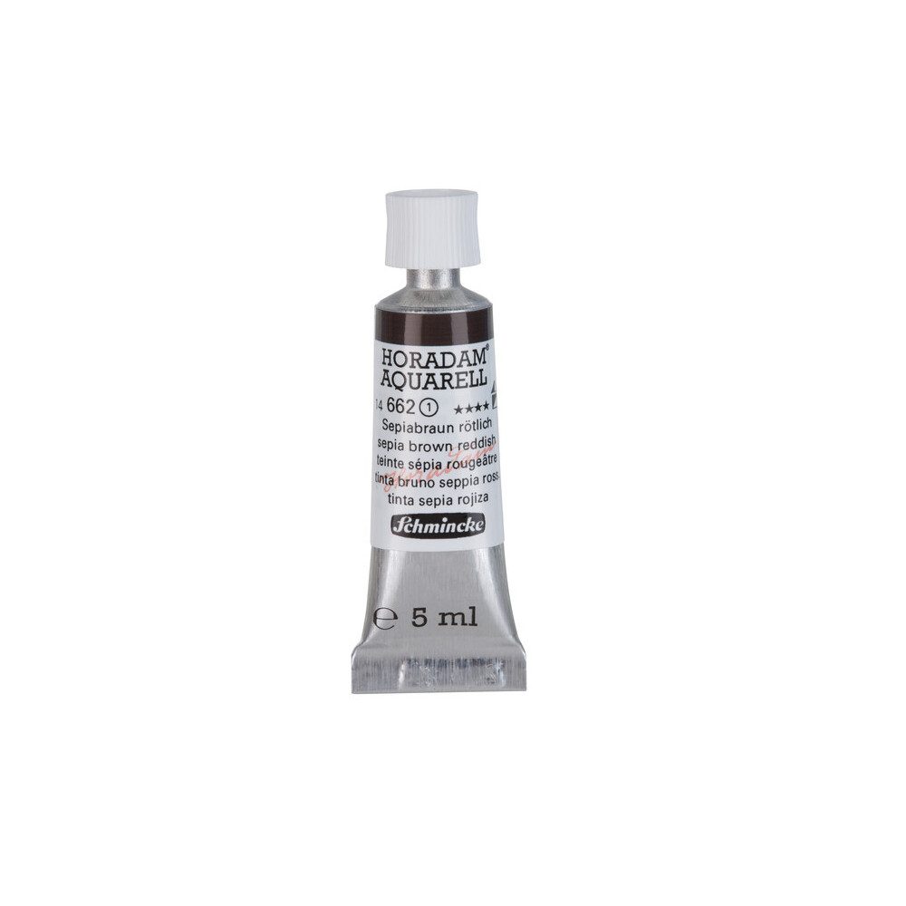 Farba akwarelowa Horadam Aquarell - Schmincke - 662, Sepia Brown Reddish, 5 ml