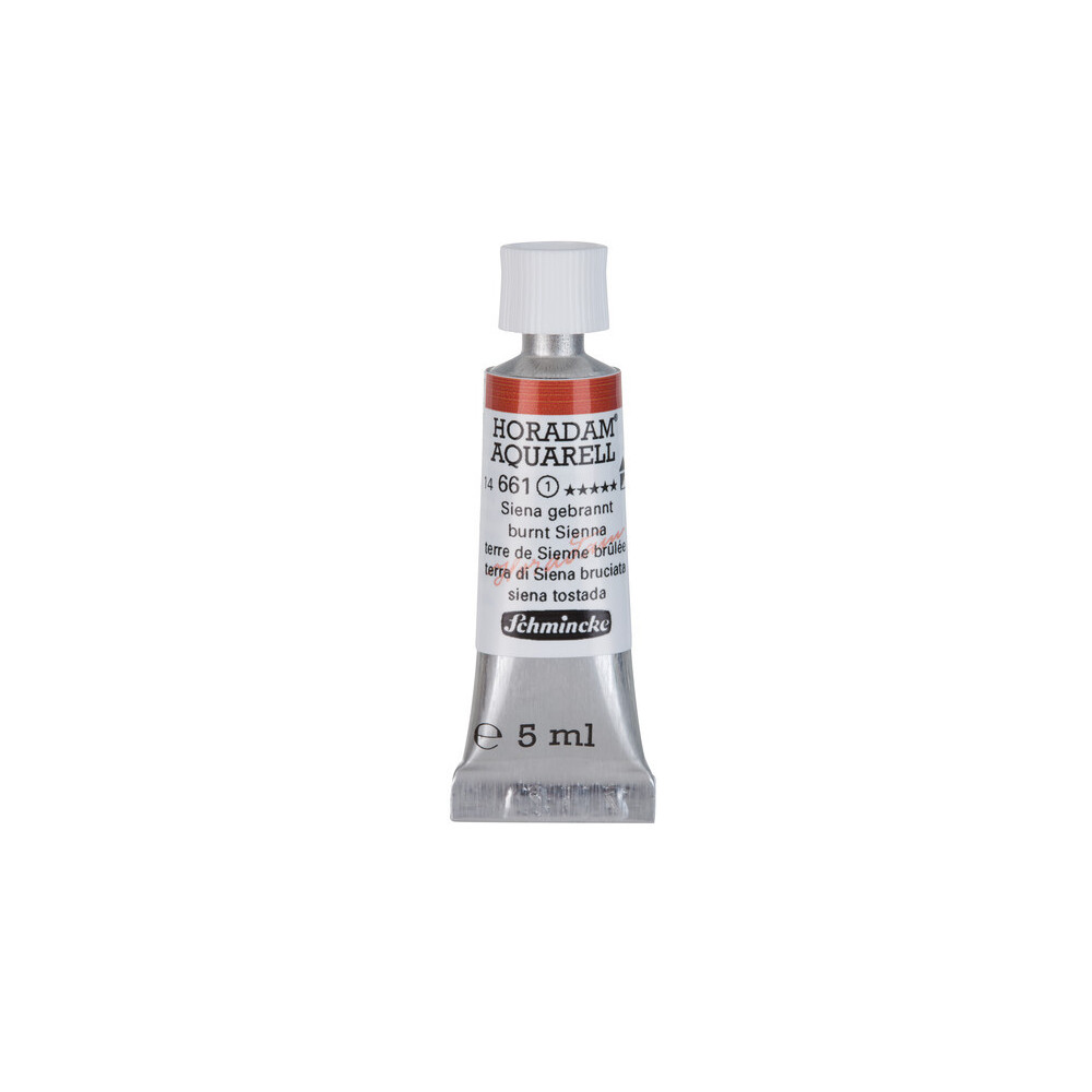 Horadam Aquarell watercolor paint - Schmincke - 661, Burnt Sienna, 5 ml