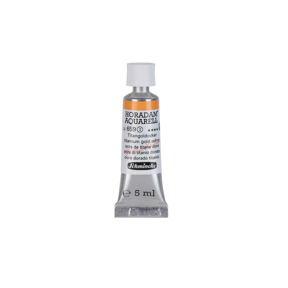 Farba akwarelowa Horadam Aquarell - Schmincke - 659, Titanium Gold Ochre, 5 ml