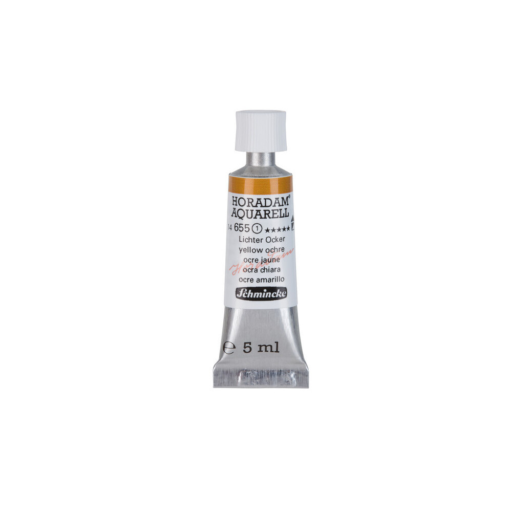 Farba akwarelowa Horadam Aquarell - Schmincke - 655, Yellow Ochre, 5 ml