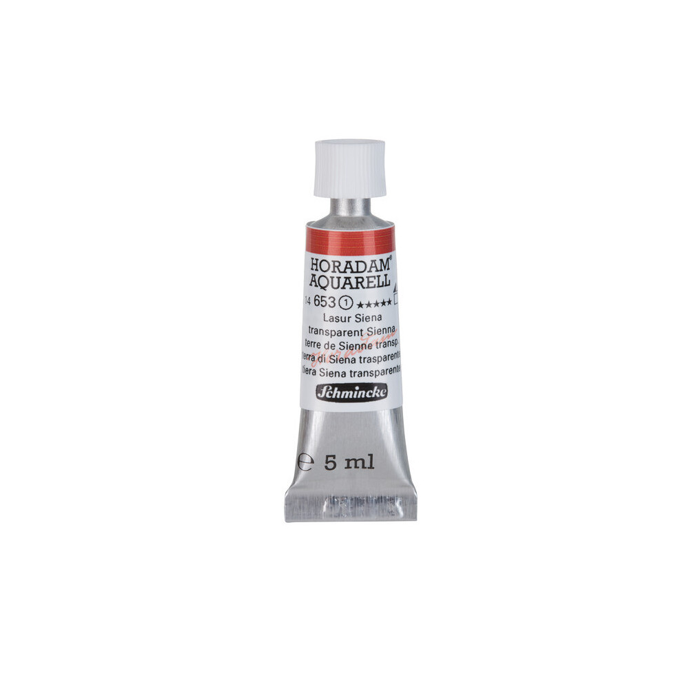 Farba akwarelowa Horadam Aquarell - Schmincke - 653, Transparent Sienna, 5 ml