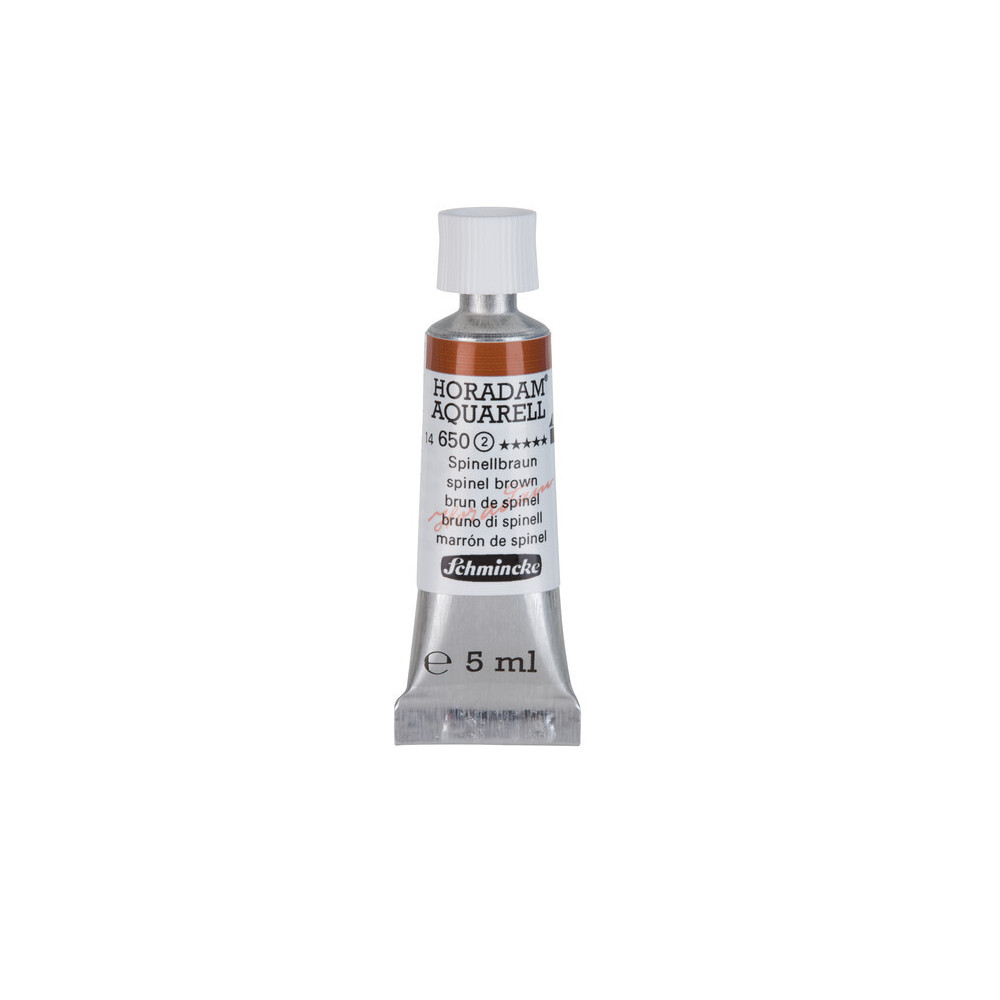 Horadam Aquarell watercolor paint - Schmincke - 650, Spinel Brown, 5 ml
