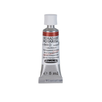 Horadam Aquarell watercolor paint - Schmincke - 648, Transparent Brown, 5 ml