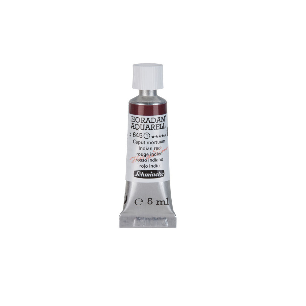 Farba akwarelowa Horadam Aquarell - Schmincke - 645, Indian Red, 5 ml