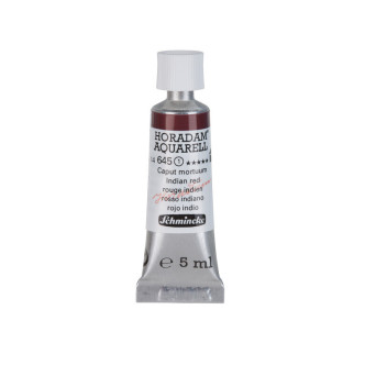 Horadam Aquarell watercolor paint - Schmincke - 645, Indian Red, 5 ml