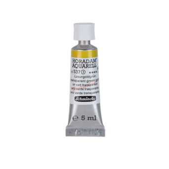 Horadam Aquarell watercolor paint - Schmincke - 537, Transparent Green Gold, 5 ml