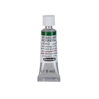 Horadam Aquarell watercolor paint - Schmincke - 534, Permanent Green Olive, 5 ml