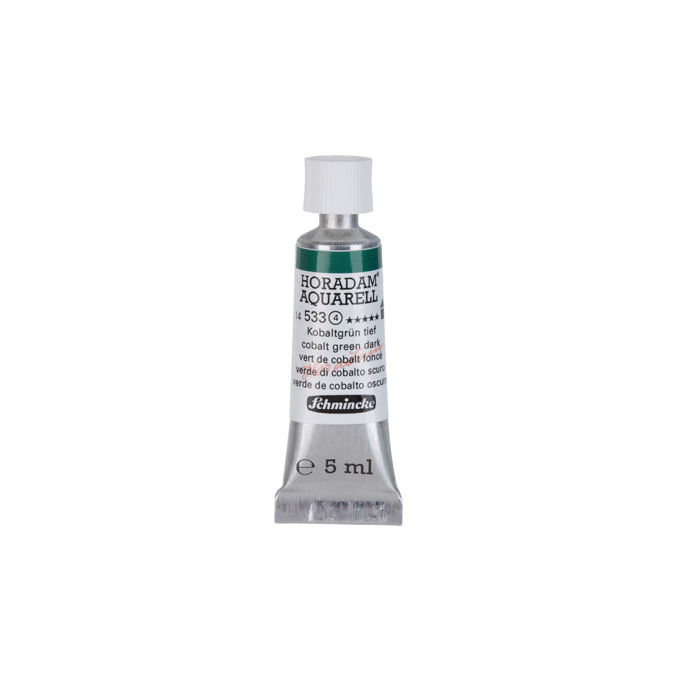 Farba akwarelowa Horadam Aquarell - Schmincke - 533, Cobalt Green Dark, 5 ml