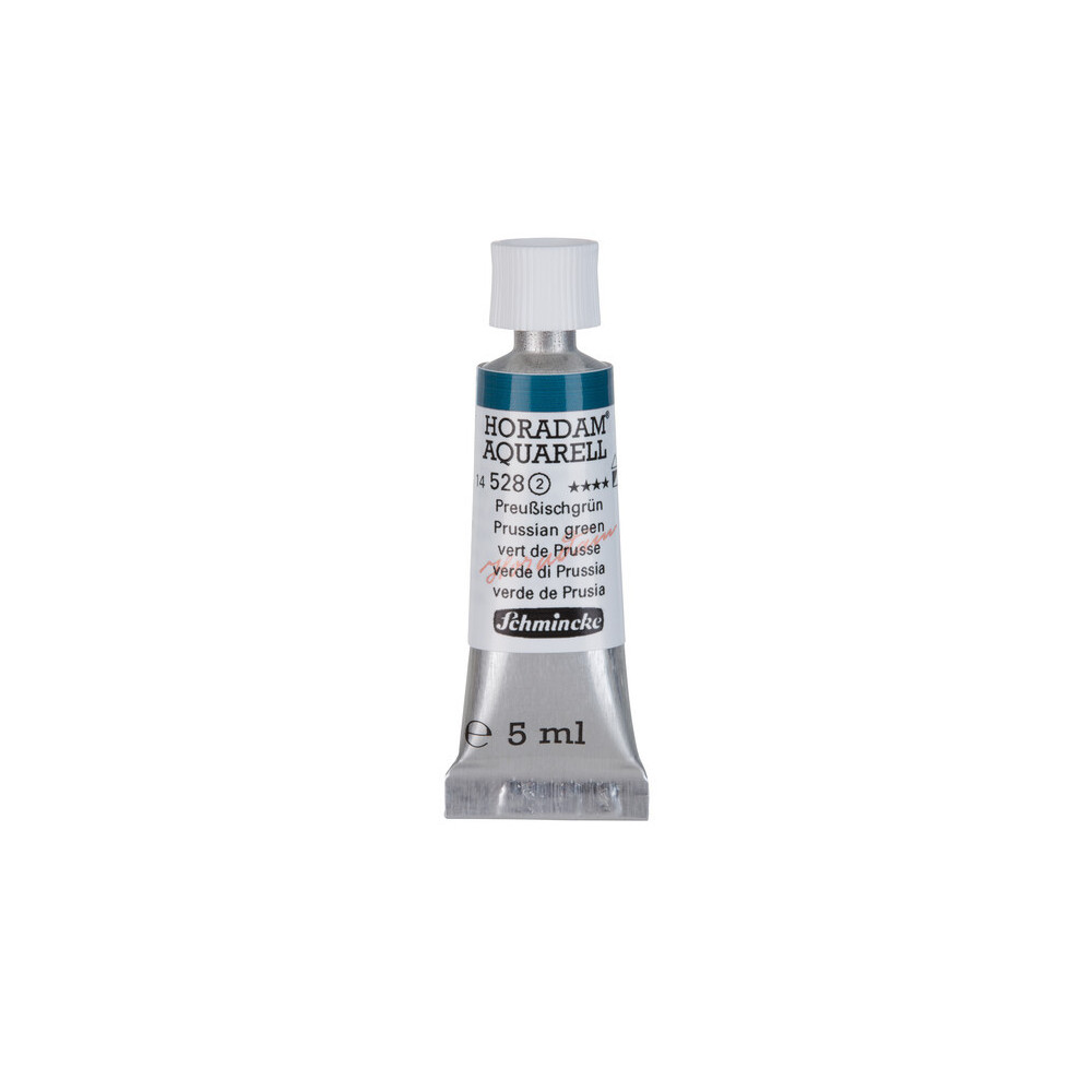 Horadam Aquarell watercolor paint - Schmincke - 528, Prussian Green, 5 ml