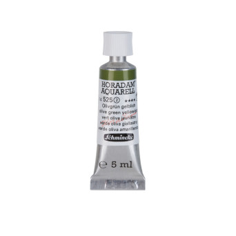 Horadam Aquarell watercolor paint - Schmincke - 525, Olive Green Yellowish, 5 ml