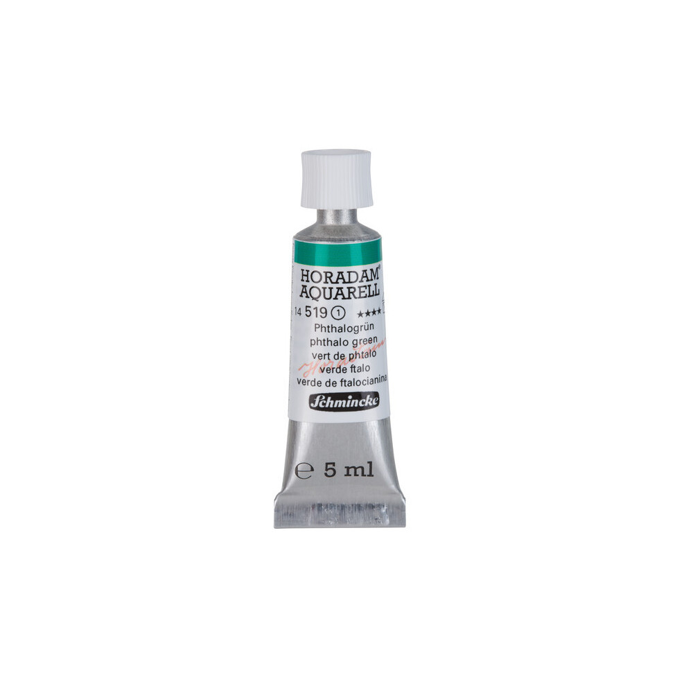 Farba akwarelowa Horadam Aquarell - Schmincke - 519, Phthalo Green, 5 ml