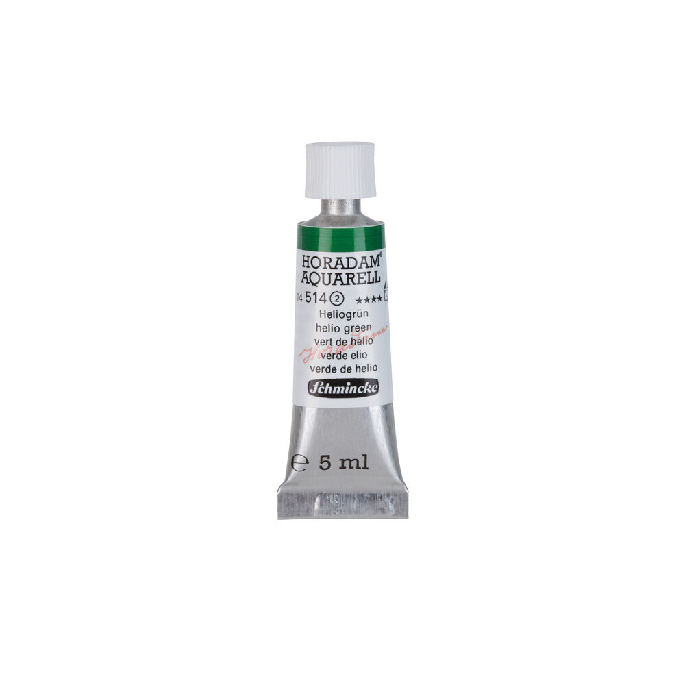 Farba akwarelowa Horadam Aquarell - Schmincke - 514, Helio Green, 5 ml