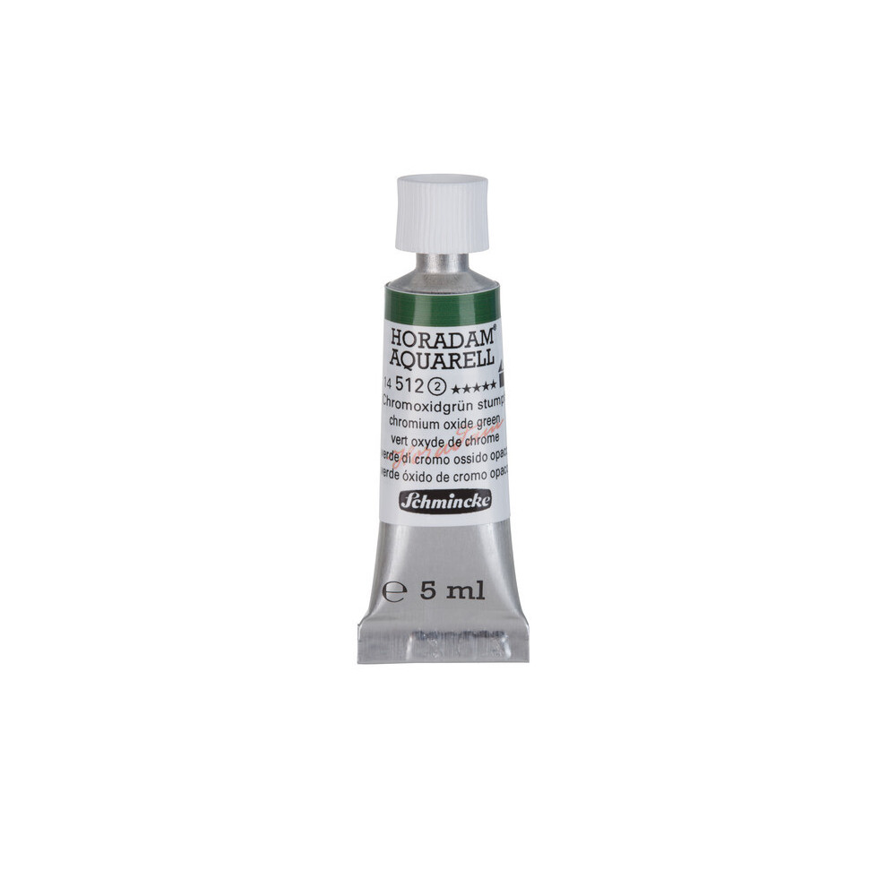 Farba akwarelowa Horadam Aquarell - Schmincke - 512, Chromium Oxide Green, 5 ml