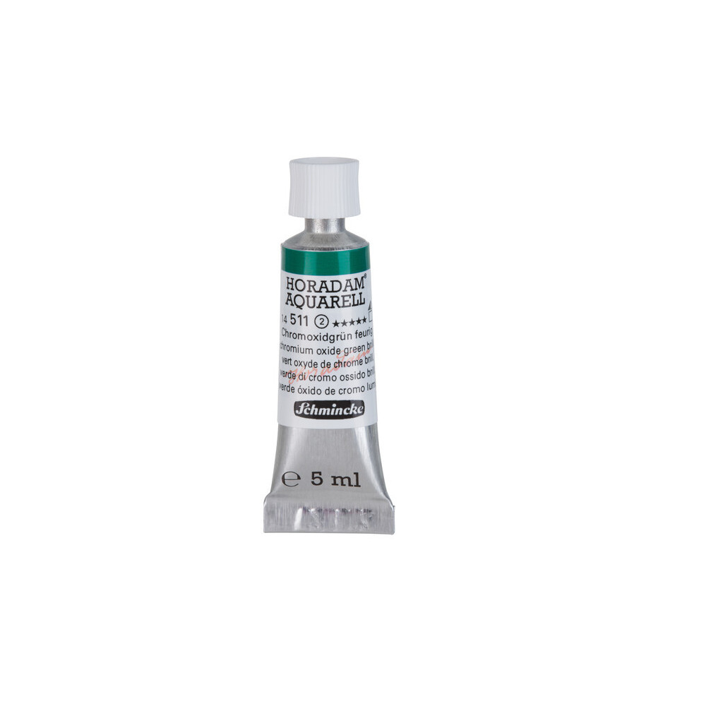Farba akwarelowa Horadam Aquarell - Schmincke - 511, Chromium Oxide Green Brilliant, 5 ml