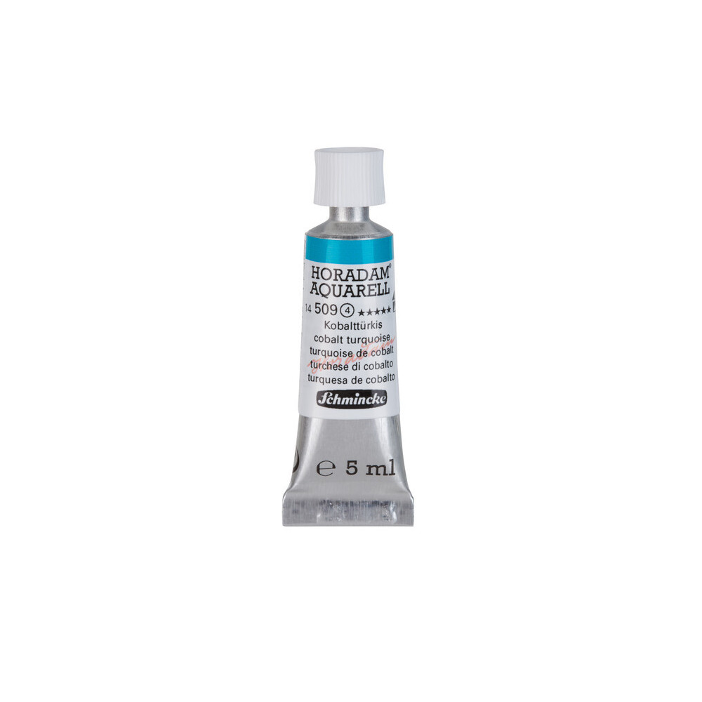 Farba akwarelowa Horadam Aquarell - Schmincke - 509, Cobalt Turquoise, 5 ml