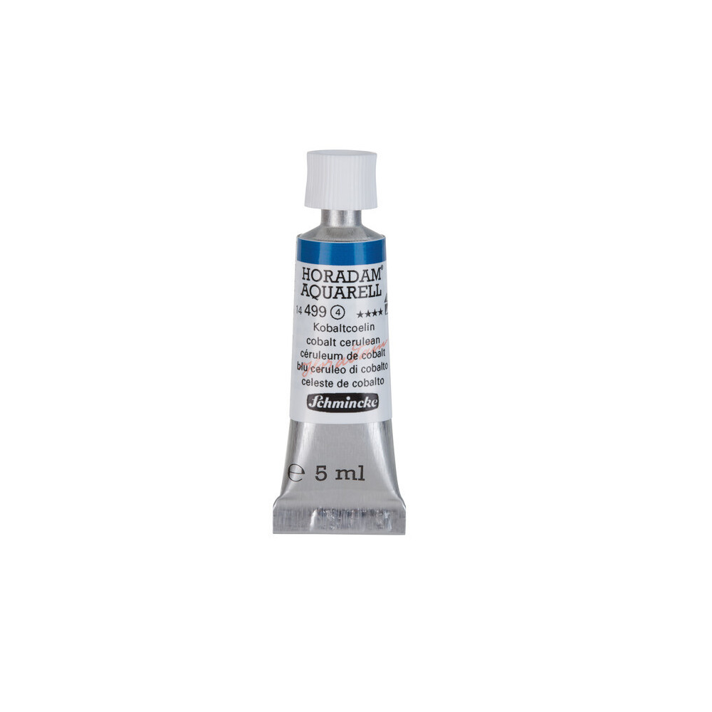 Horadam Aquarell watercolor paint - Schmincke - 499, Cobalt Cerulean, 5 ml