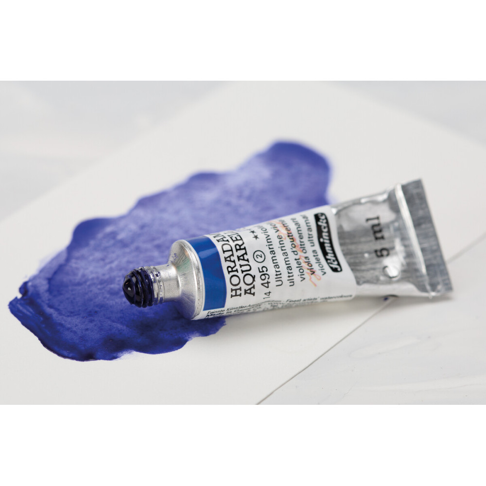 Horadam Aquarell watercolor paint - Schmincke - 495, Ultramarine Violet, 5 ml