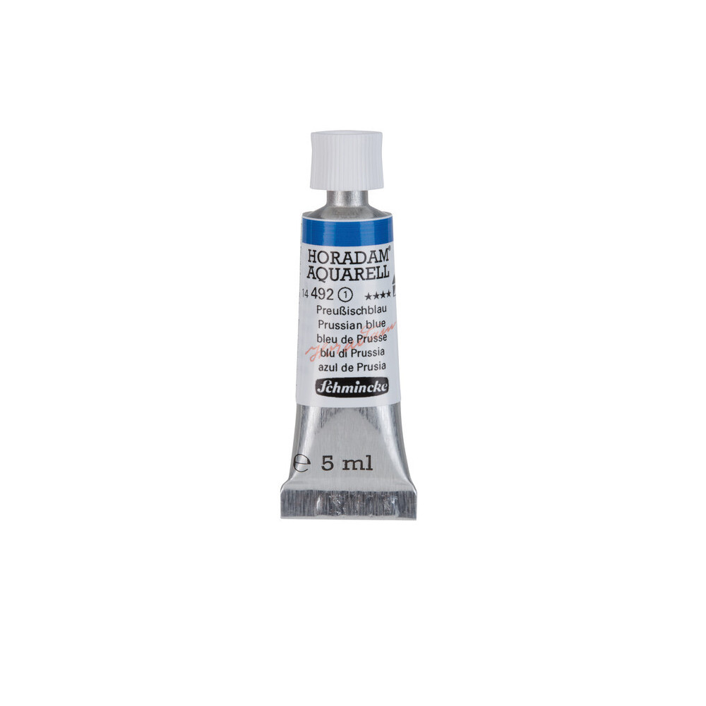 Horadam Aquarell watercolor paint - Schmincke - 492, Prussian Blue, 5 ml
