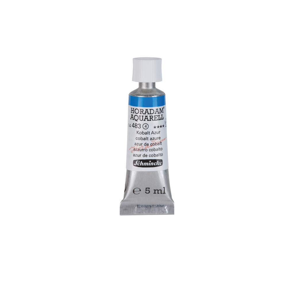 Horadam Aquarell watercolor paint - Schmincke - 483, Cobalt Azure, 5 ml