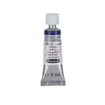 Farba akwarelowa Horadam Aquarell - Schmincke - 482, Delft Blue, 5 ml