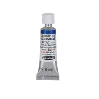 Farba akwarelowa Horadam Aquarell - Schmincke - 477, Phthalo Sapphire Blue, 5 ml