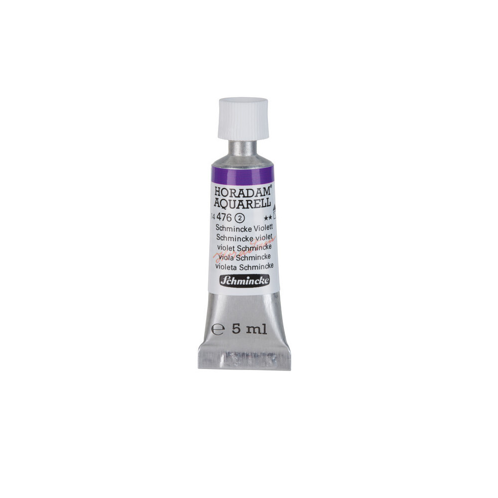 Horadam Aquarell watercolor paint - Schmincke - 476, Schmincke Violet, 5 ml