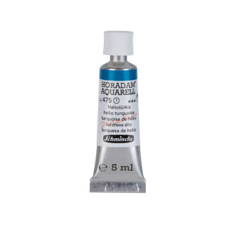 Horadam Aquarell watercolor paint - Schmincke - 475, Helio Turquoise, 5 ml