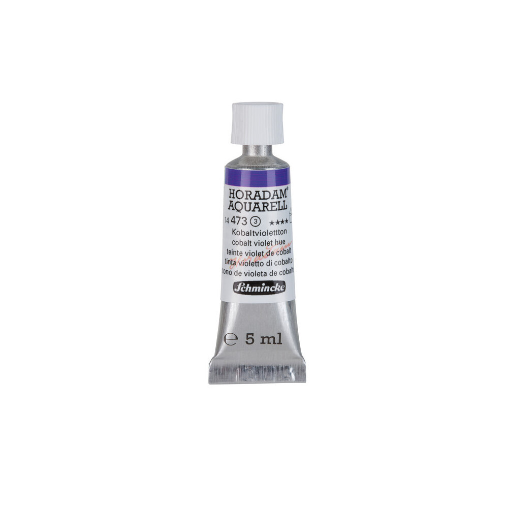 Horadam Aquarell watercolor paint - Schmincke - 473, Cobalt Violet Hue, 5 ml
