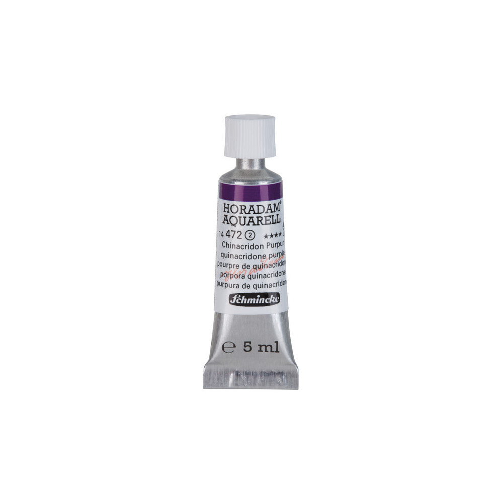 Farba akwarelowa Horadam Aquarell - Schmincke - 472, Quinacridone Purple, 5 ml