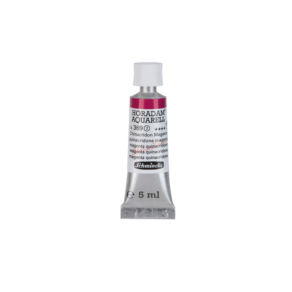 Horadam Aquarell watercolor paint - Schmincke - 369, Quinacridone Magenta, 5 ml