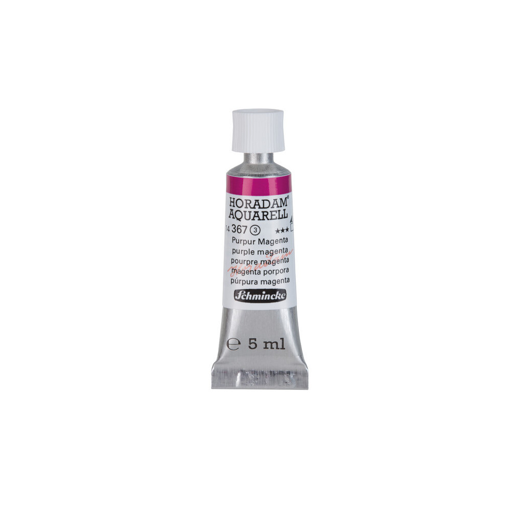 Horadam Aquarell watercolor paint - Schmincke - 367, Purple Magenta, 5 ml