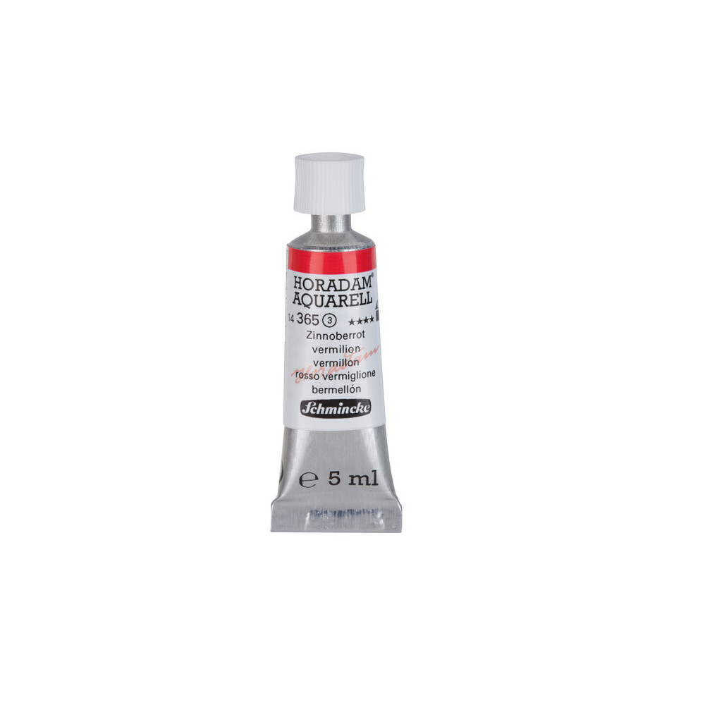 Farba akwarelowa Horadam Aquarell - Schmincke - 365, Vermilion, 5 ml